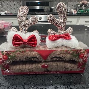 Christmas reindeer spa headband